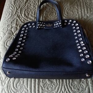 Kate Spade Black Studded Satchel